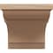 Ekena Millwork 12"W x 12"D x 12"H Wide Bryant Rough Cedar Woodgrain TimberThane Corbel, Primed Tan CORUR12X12X12BRYRCPR - alternate 3